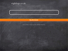 Tablet Screenshot of eightlegs.co.uk